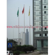 2016 New Modern Hotel Decoration Stainless Steel Flagpole